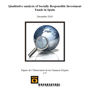 7. Analysis of socially responsible investment funds in spain